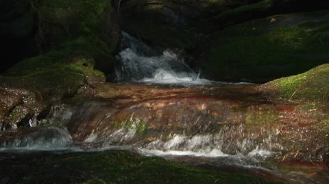 Mountain Creek Closeup 2 Stock Footage 7910000