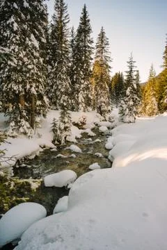 Mountain creek Stock Photos