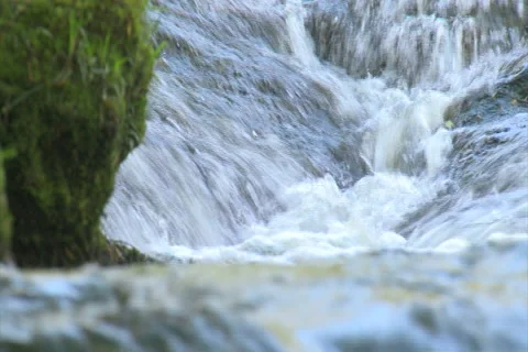 Mountain Creek Rapids - NTSC Stock Footage 4886172