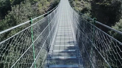 Mountain cross bridge Stock-Footage 274035421