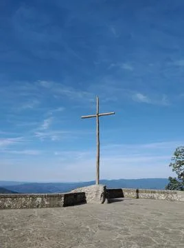 Mountain cross Stock Photos
