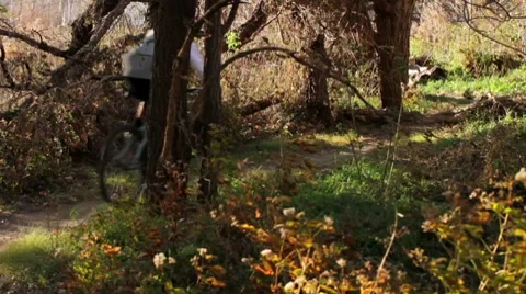 Mountain Cycler Stock Footage 7762947