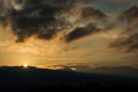 Mountain dawn Foto stock