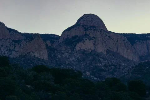 Mountain at Dawn Stock Photos