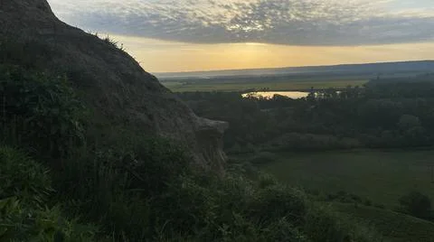 Mountain dawn Stockfoto's