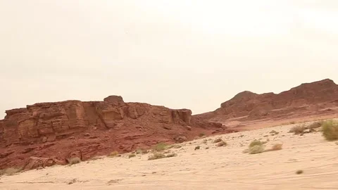 Mountain desert panorama Stock Footage 87172365
