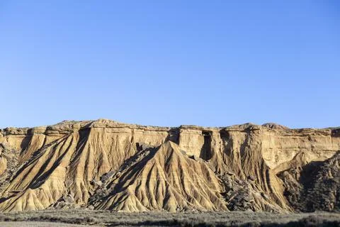 Mountain in the desert Stock Photos