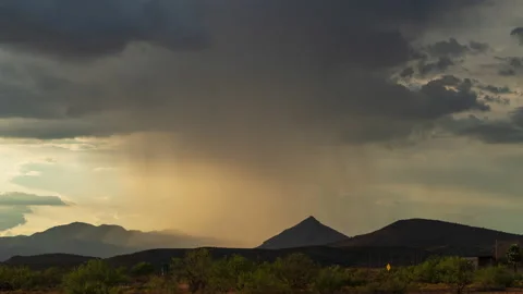 Mountain Downburst Stock Footage 219714979