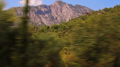 Mountain Drive Stock Footage 55355803