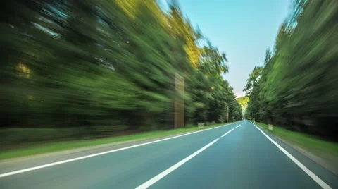 Mountain Drive time lapse. Stock Footage 62232078