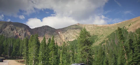 Mountain Drive With Trees Stock Footage 201758249