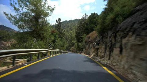 Mountain driving 库存影片 68836134