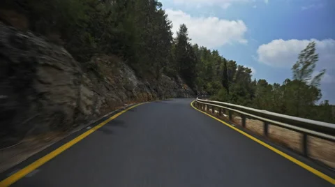 Mountain driving 库存影片 68842505