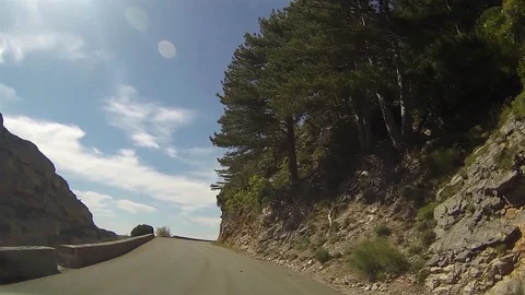 Mountain Driving Stock Footage 98680335