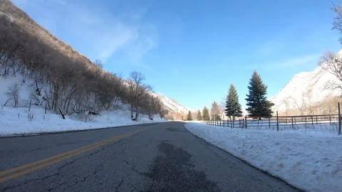 Mountain Driving Stock Footage 123624703