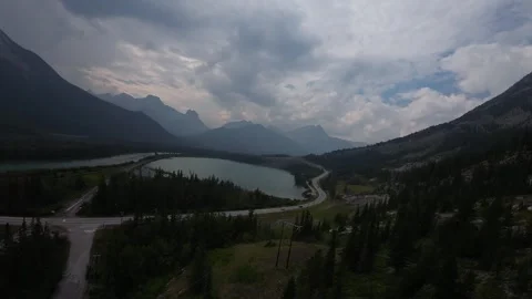 Mountain Drone Flight Stock Footage 297711382