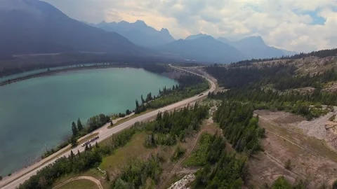 Mountain Drone Flight Stock Footage 297877742