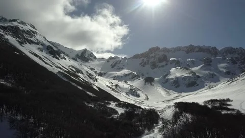 Mountain DRONE Video stock 138400419