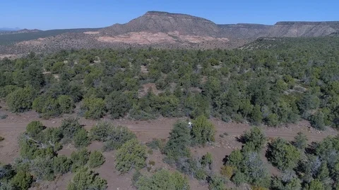 Mountain Drone Off Road Stock Footage 83393073