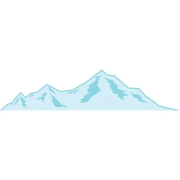 Mountain element vector illustration design template Stock Illustration