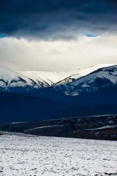 Mountain evening 1 Stock Photos