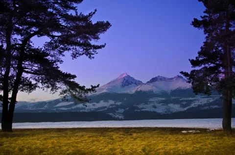 Mountain evening 6 Stock Photos