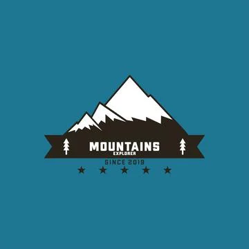 Mountain Explorer Logo Inspirations Template Stock Illustration