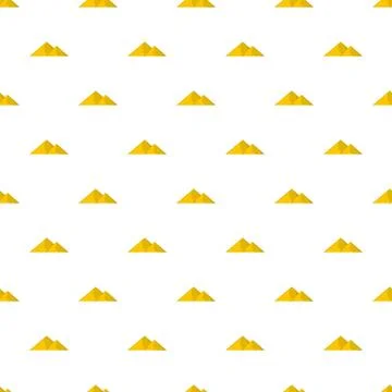 Mountain for extremal pattern seamless Stock Illustration