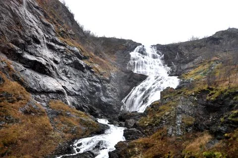 Mountain falls Stock Photos