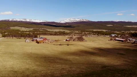 Mountain farm Video stock 132107981