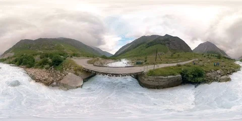 Mountain fast river Video stock 101509330