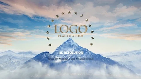 Mountain Film Logo 2 with 4K Resolution Stock After Effects