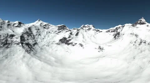 Mountain flight animation Stock Footage 21299594