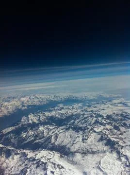 Mountain flight Stock Photos