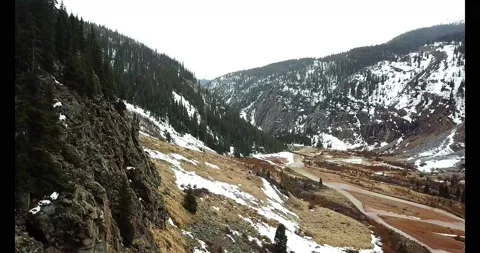 Mountain Fly By Stock Footage 134217989