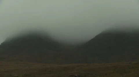 Mountain Fog Lapse Loop Stock Footage 8570723