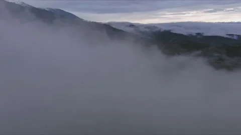 Mountain fog02 Stock Footage 146877644