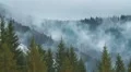 The mountain foggy cyclone time lapse. Shot with Red Dragon Cinema Camera 4k or 4k+ Resolution