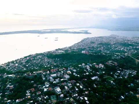 Mountain Forest Town Stock Photos