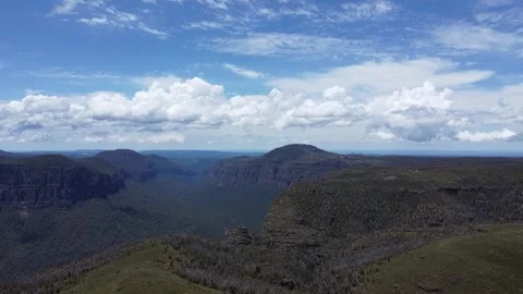 Mountain forest valley Video stock 239430333