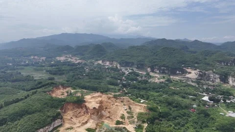 Mountain Forest View Stock Footage 262233117