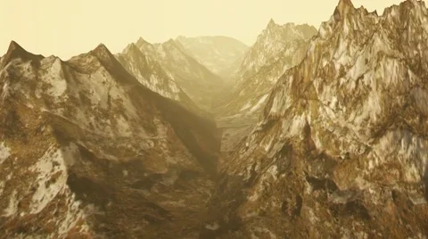 Mountain form above Stock Footage 49851188