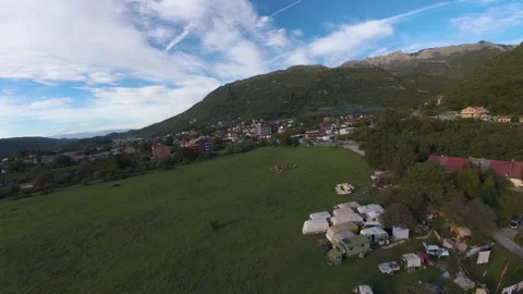 Mountain  - FPV Drone Cinematic  Shot 4K Video Stock Footage 294819368
