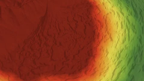 Mountain Front Burn Scar Severity Raster Debris Flow Risk Oblique Aerial Post Stock-Footage 344528924