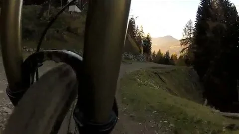 Mountain Front view Stock Footage 98248326