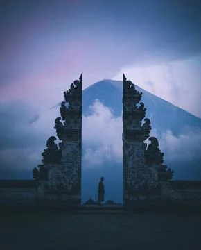 Mountain gate Stock Photos