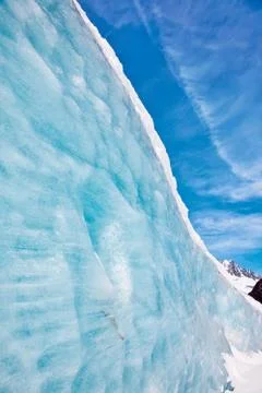 Mountain glacier Stock Photos
