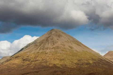 Mountain Glamaig Stock Photos