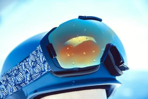 Mountain glasses are large 库存照片