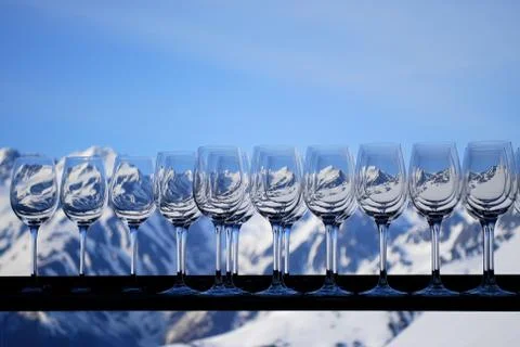 Mountain Glasses Stock Photos
